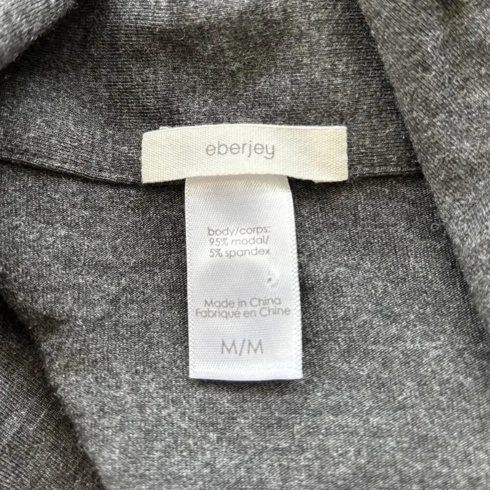 Eberjey Mens William TENCEL Modal Long Sleeve Pajama Top - Medium